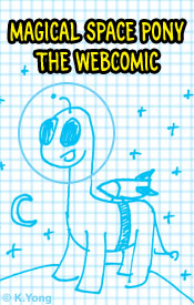 Click for link to Magical Space Pony webcomic